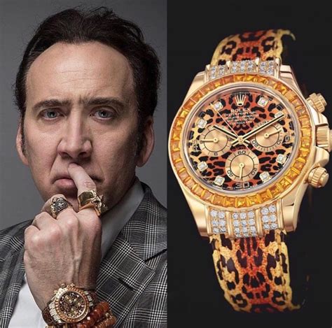 nicolas cage rolex|nicolas cage rolex collection.